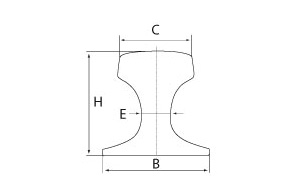 Light rails: S18, S20, S24, S30, Special Crane Rails SP100 & SP120 - www.steel.lt